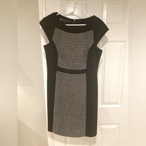 Anne Klein Ponte jersey color block dress